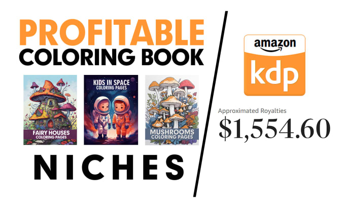 Gig Preview - Research profitable amazon KDP coloring book niches