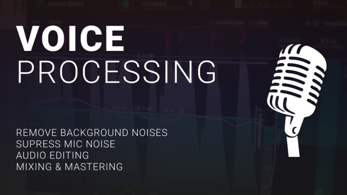 Gig Preview - Edit, remove noise and mix your voice recording