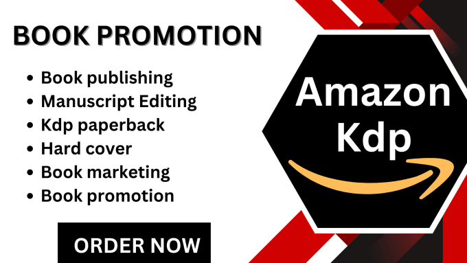 Gig Preview - Do book publishing book promotion amazon kdp publishing ebook writing promotion