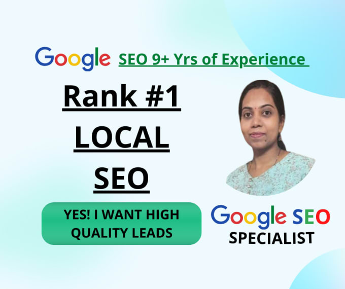 Gig Preview - Local seo to rank website and google business profile