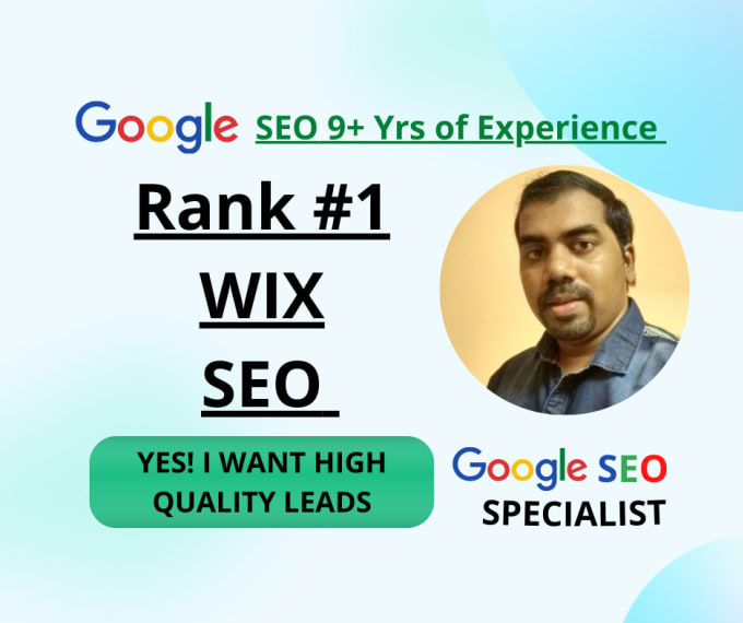 Gig Preview - Perform monthly wix SEO