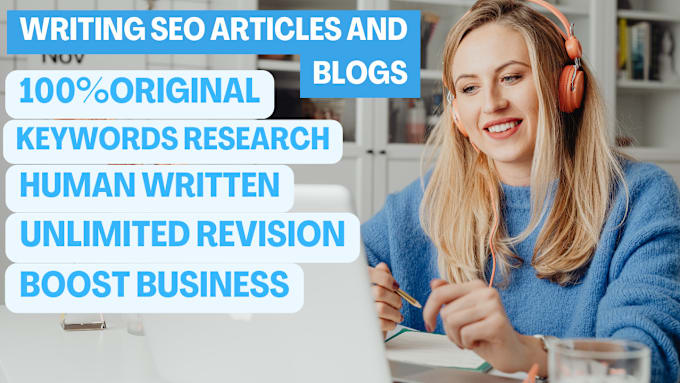 Gig Preview - Write SEO articles and blog posts to upgrade your business