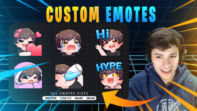 Gig Preview - Create custom and animated emotes for you