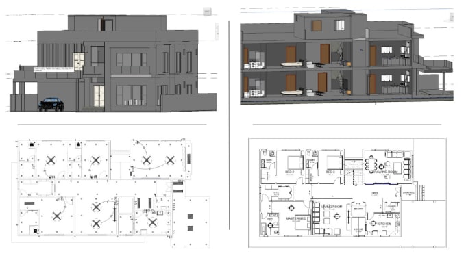 Gig Preview - Do 3d bim architecture and mep in revit sketchup and autocad