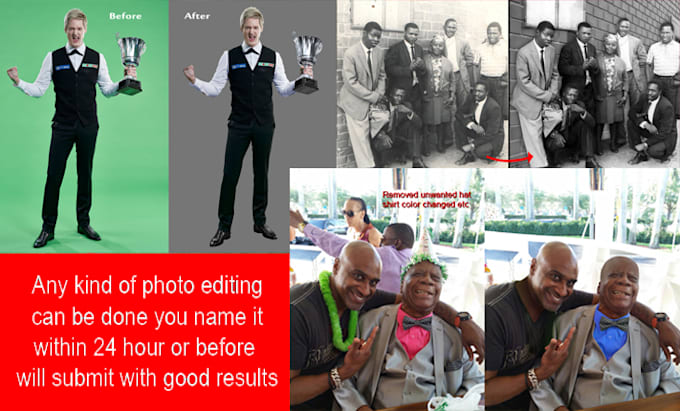 Gig Preview - Be your professional photo image editor