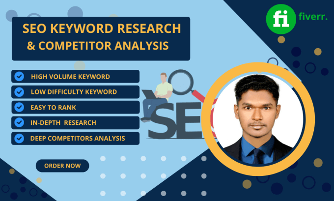 Gig Preview - Do in depth seo keyword research and competitor analysis