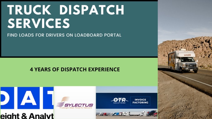 Gig Preview - Provide truck dispatch services for your trucking company