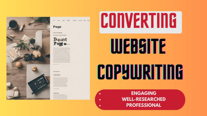 Gig Preview - Be your seo website content writer and do effective website copywriting