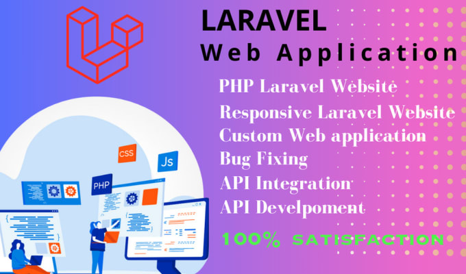 Gig Preview - Be develop  custom website or  web application using PHP, laravel