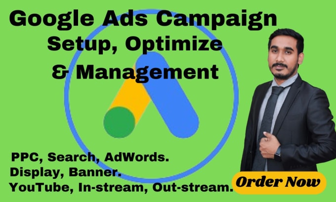 Gig Preview - Setup and manage your google adwords, PPC ads campaigns