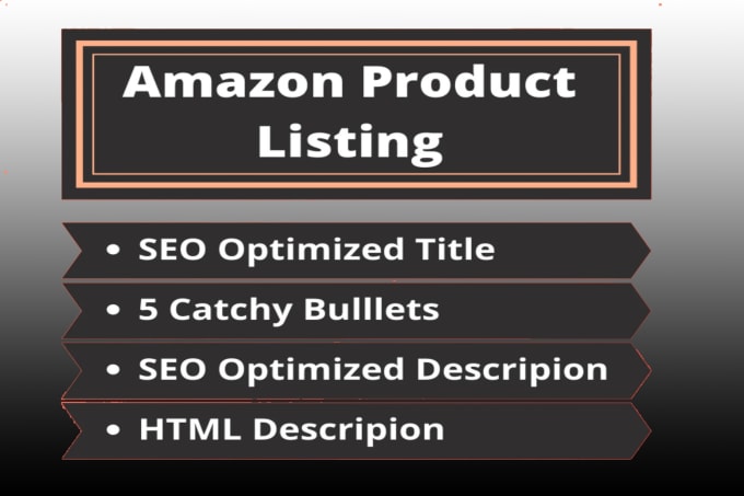 Gig Preview - Amazon product  content optimization