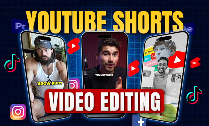 Gig Preview - Be your short form video editor for youtube shorts, instagram reels with caption