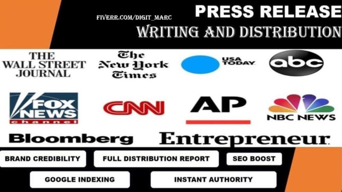 Gig Preview - Do article writing online press release distribution, press release submission