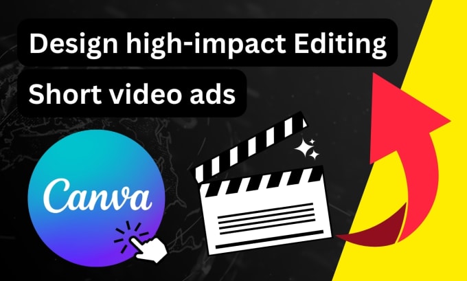 Gig Preview - Design high impact short video ads for social media using canva