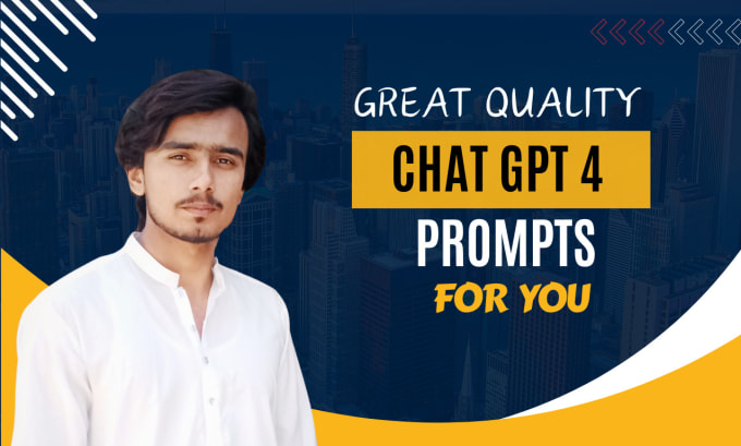 Gig Preview - Write custom chat gpt prompt, refine and improve your chat gpt prompt