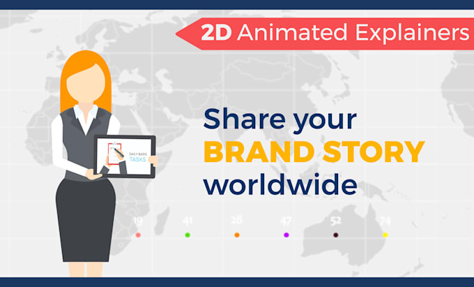 Gig Preview - Create an engaging 2d animated explainer or sale video