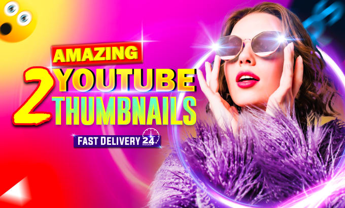 Gig Preview - Design attractive and amazing high quality youtube thumbnails