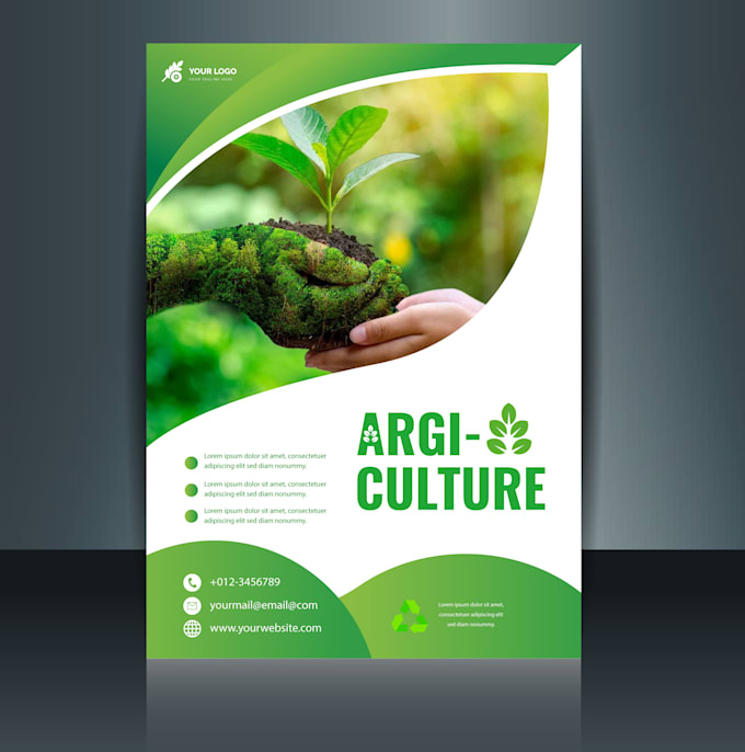 Gig Preview - Nature flyer template design