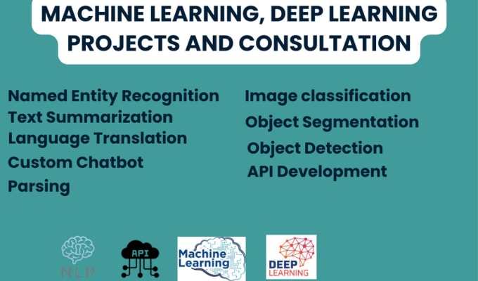 Gig Preview - Do project and consultation on machine learning, computer vision and nlp