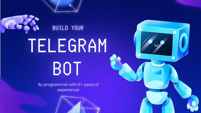 Gig Preview - Make an full, custom telegram bot for you with advanced features