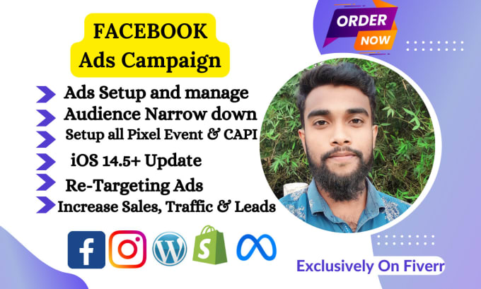 Bestseller - setup and manage facebook and instagram ads campaign for leads and sales