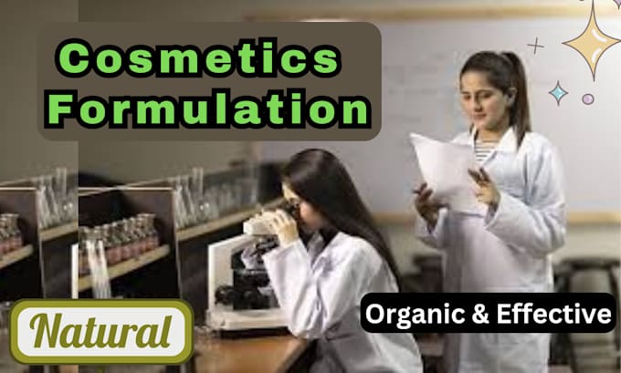 Gig Preview - Create formula of organic skin care products as a chemist