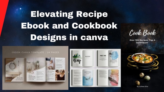 Gig Preview - Elevating recipe ebook and cookbook designs in canva