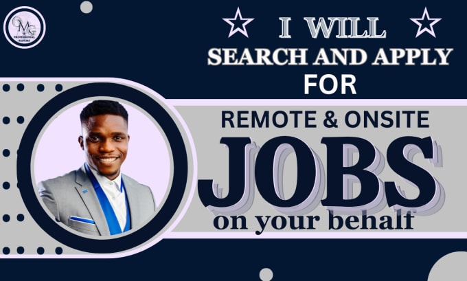 Gig Preview - Search and apply for remote jobs onsite jobs on your behalf