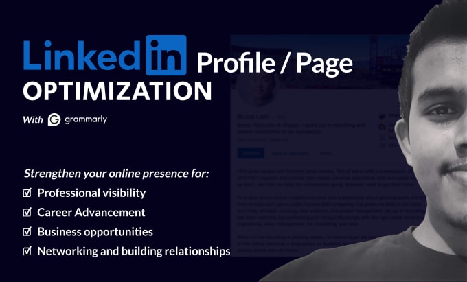 Gig Preview - Redesign and optimize your linkedin account or business page