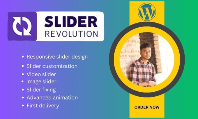 Gig Preview - Build or fix responsive and cool animation slider revolution 6