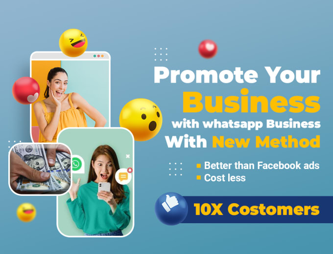 Gig Preview - Promote your business with business whatsapp new method