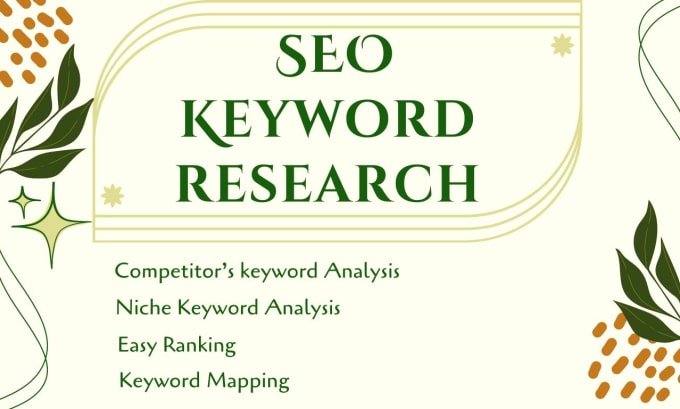 Bestseller - do SEO keyword research and competitor analysis for website ranking