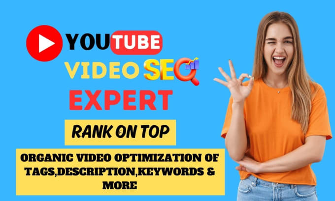 Gig Preview - Optimize youtube video SEO for top ranking and channel growth