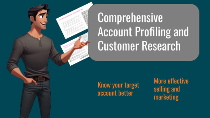 Bestseller - create an account profiling or customer research report