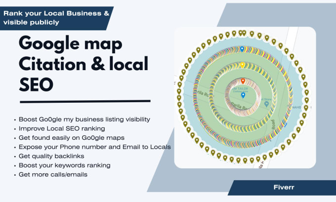 Gig Preview - Do 99000 google maps citations for local SEO domination