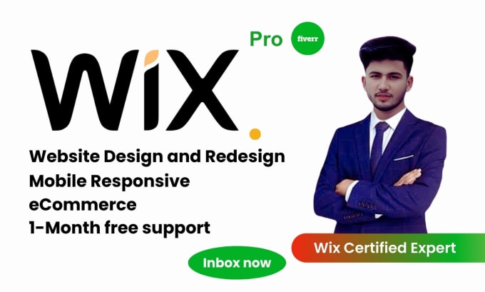 Gig Preview - Do wix website design and redesign with responsive design