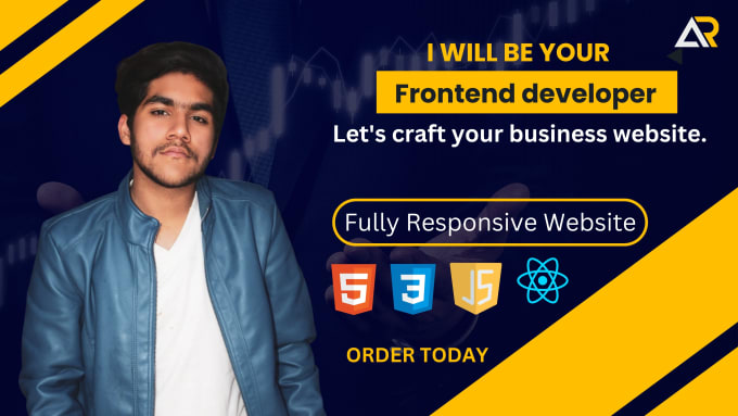 Gig Preview - Be your frontend web developer in HTML, CSS and javascript