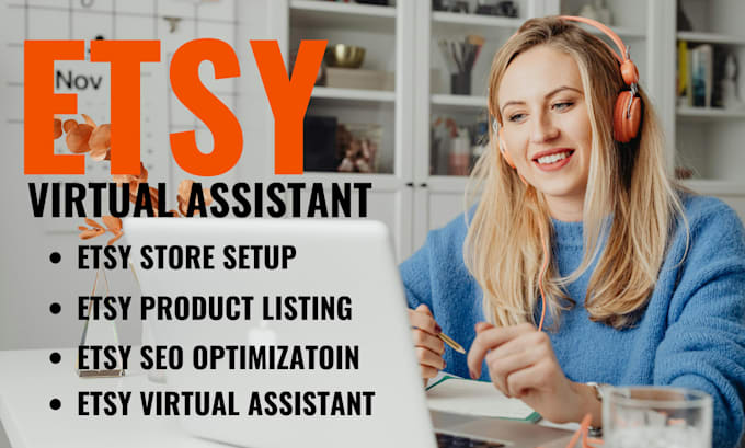 Gig Preview - Manage etsy full account as VA etsy store manager, etsy SEO optimization