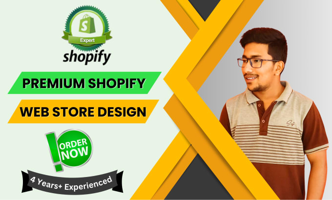 Bestseller - design redesign shopify website shopify dropshipping store for you