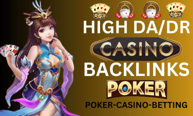 Gig Preview - Thailand backlink and poker guest post link for your gaming poker sites