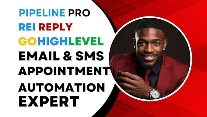 Gig Preview - Do gohighlevel ghl website automation landing page funnel pipeline pro rei reply