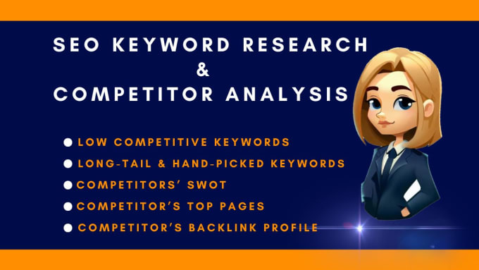 Gig Preview - Do expert 360 degree keyword research and competitor analysis