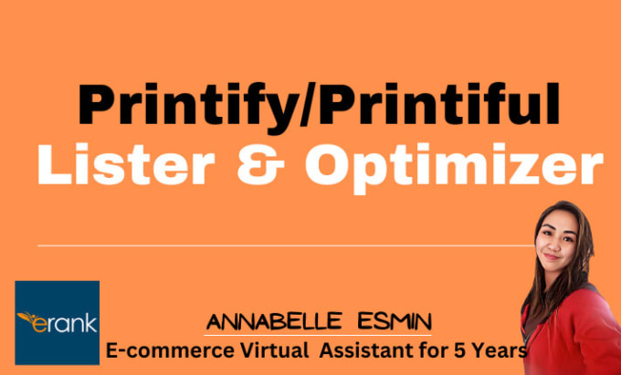 Gig Preview - Add your product to printify or printiful store with SEO