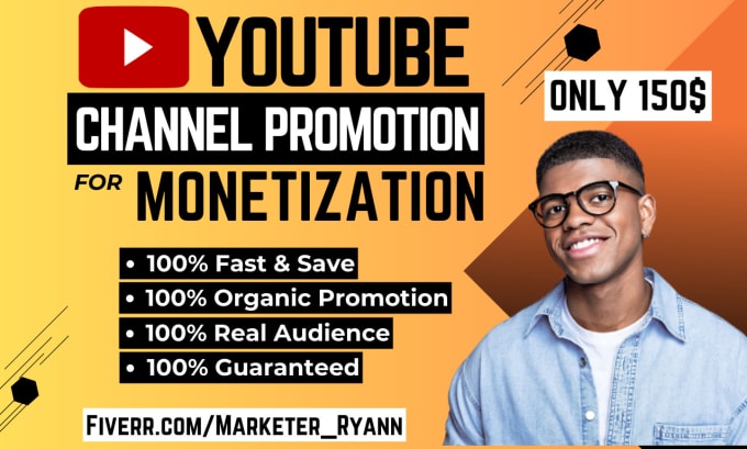 Bestseller - do fast organic promotion for youtube channel monetization