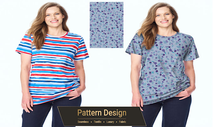 Gig Preview - Professionally seamless pattern design, textile design for your brands