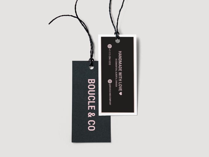 Gig Preview - Custom clothing tag designs for your products