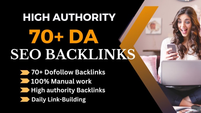 Gig Preview - Create SEO backlinks dofollow high da authority white hat link building