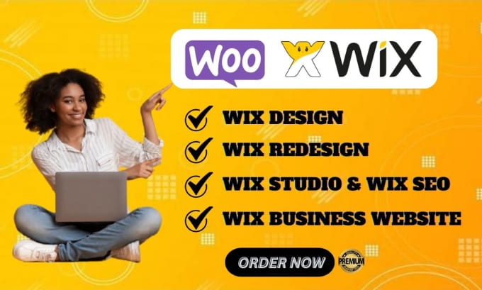 Gig Preview - Do wix website, wix redesign, wix ecommerce, wix business website and wix studio