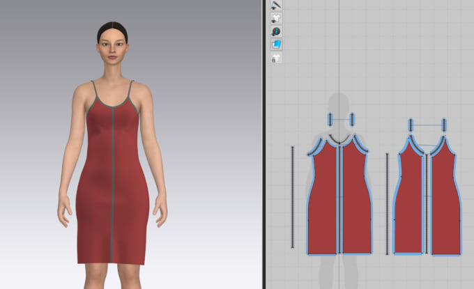 Gig Preview - Do sewing patterns with 3d fitting