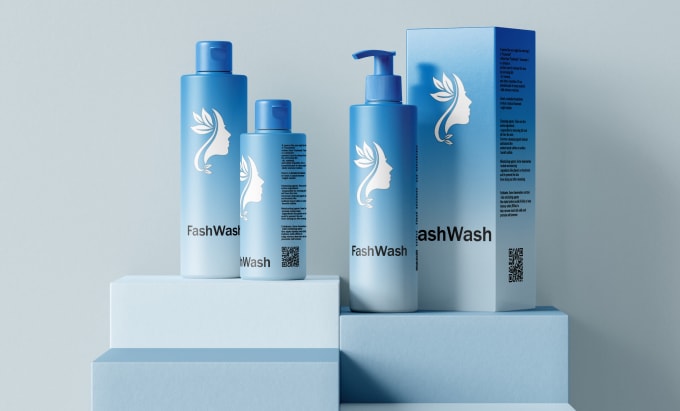 Gig Preview - Design face wash,skincare cosmetic and custom packaging design